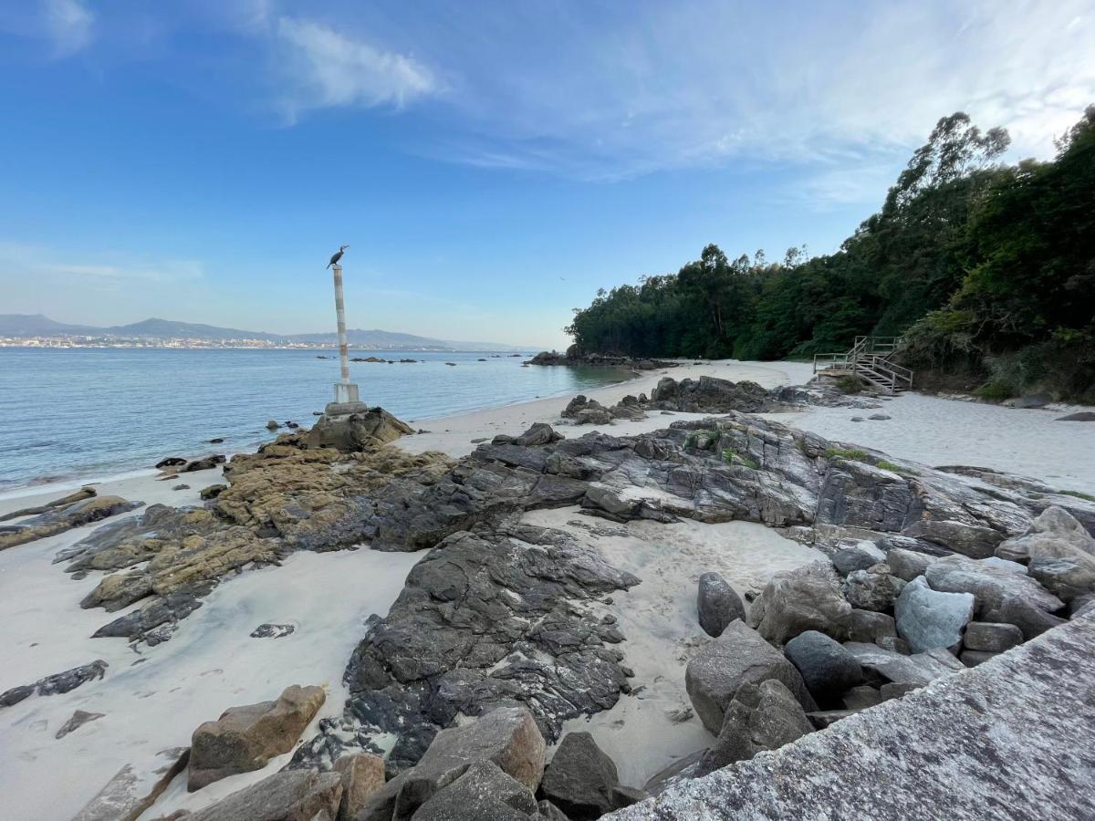 Apartamento Ático en Moaña- Playa A Xunqueira Exterior foto